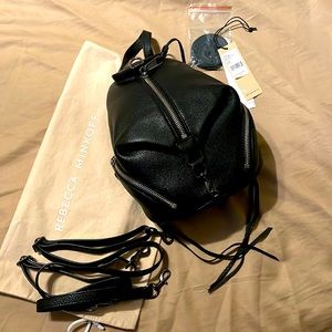 Rebecca Minkoff Convertible Mini Julian; color black